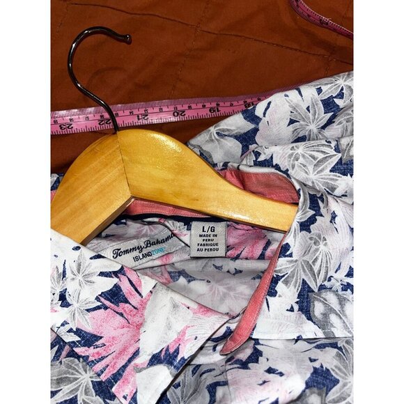 Tommy Bahama Island Zone Hawaian  Floral Long Sleeve Button Down Men's Shirt Siz - Picture 7 of 10